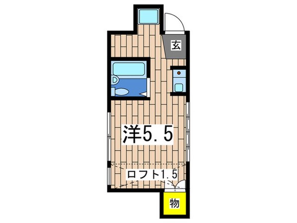 ライトウェル境木Ⅰの物件間取画像